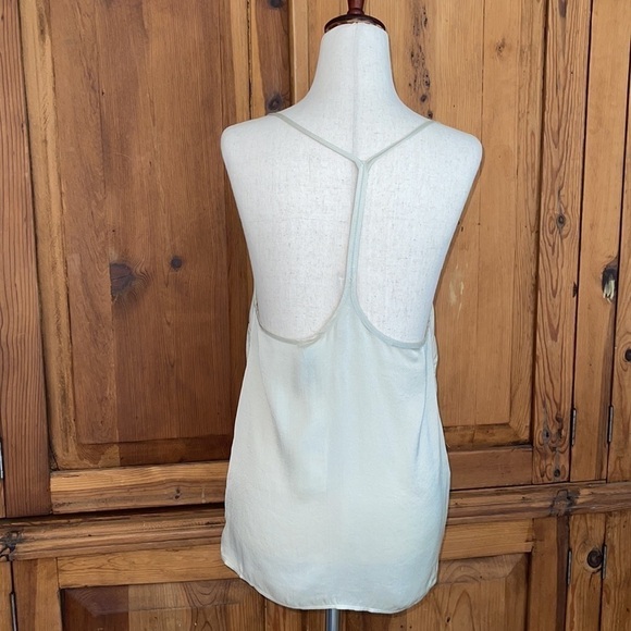 NWT Mango Satin Effect Viscose Sage Tank Camisole Blouse Sz. MD - Picture 16 of 16